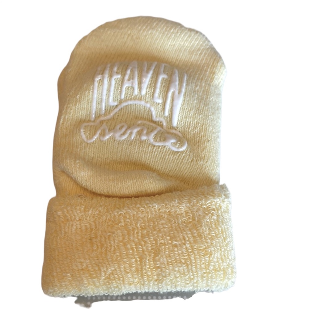 4/$20!!!   Stephan Baby Pale Yellow “Heaven Sent” Baby Booties